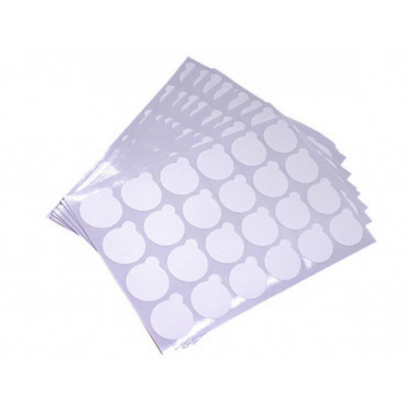 Autocollant support colle